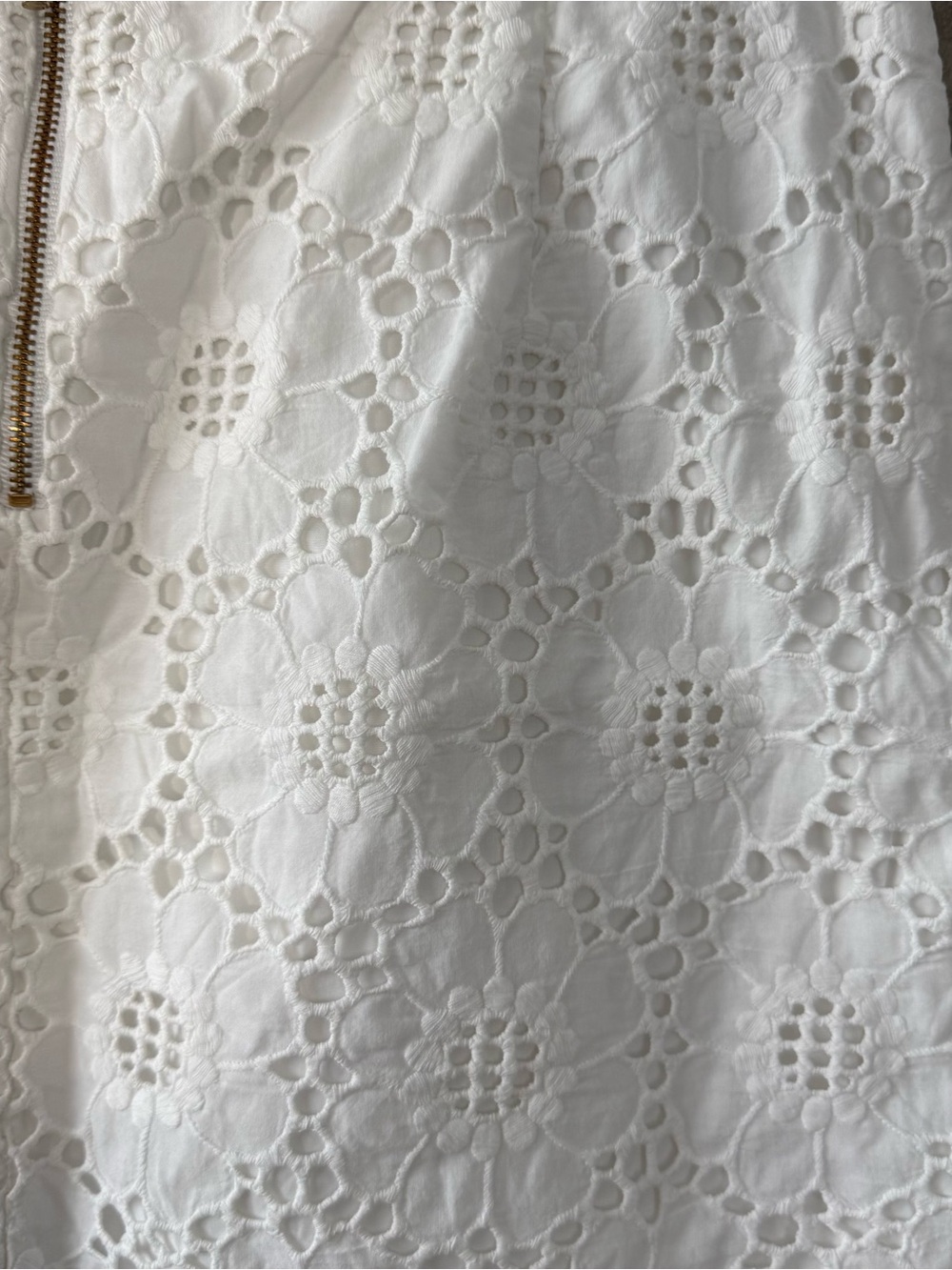 Lilly Pulitzer White Eyelet Lace Mini Skirt (Love 21) - Picture 3 of 8